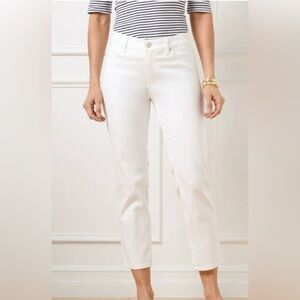 Talbots Straight Leg Cropped Jeans